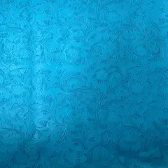 1 Yard Iridescent Faux Crocodile Vinyl Fabric For Upholstery Handbags Wallets Crafts 54 Inch Width Ocean Blue