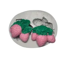 2-Cavity STRAWBERRY BUNCH MOLD