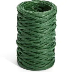 65 Feet Floral Wire Rustic Vine Bind Wire for Craft Wrapping Flower Bouquets(1 Roll,Dark Green)