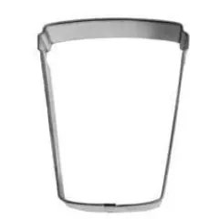 4&rdquo; Coffee Mug Metal Cookie Cutter