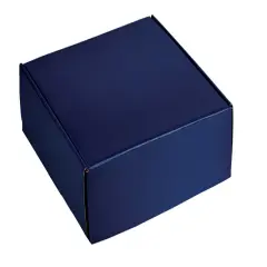 Pack/6: Navy Blue Decorative Mailer - 12 x 12 x 3"