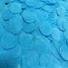 Blue Confetti 1 inch Tissue Paper Confetti Circles Filled Balloons or Table Party Decoration 5000 pcs