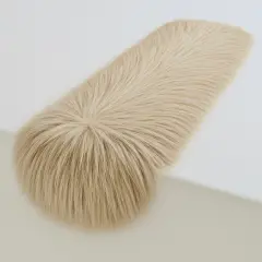 FabricLA Faux Fur Table Runner &ndash; Fluffy Snow Christmas Table Runner | Various Colors