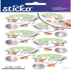 Sticko Boy Gender Reveal Scratch Off Stickers