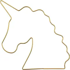 John Bead Iron Metal Animals Shapes Macram&eacute; Frame Unicorn