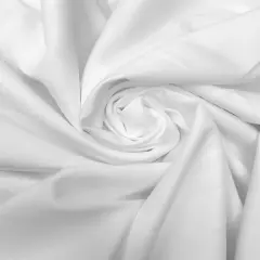 1 Yard White Poly Poplin Fabric For Tablecloths Napkins Backdrops Crafts Decor 59/60 Inch Wide