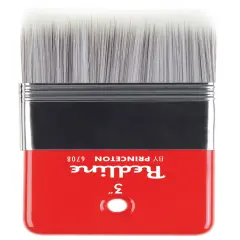 Princeton Series 6700 Redline Synthetic Brush-Short Handle Flat 3"