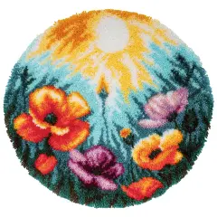 VervacoPoppies Latch Hook Kit Multi