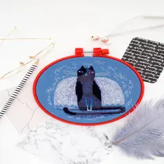 Cross-stitch kit Cat