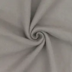 Moon Gray Solid Wool-Poly Twill Woven Jacketing Fabric By the Yard