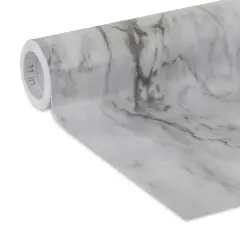 Duck EasyLiner Adhesive Laminate - Gray Marble, 20" x 15 ft