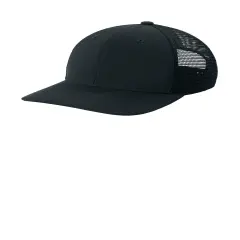 Sport-Tek&reg; Club Trucker Cap Black/ Black