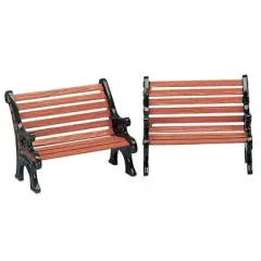 Lemax Park Bench Set of 2