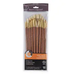 RSET-9317 | 12pc Bone Taklon Long Handle Variety Brush Set
