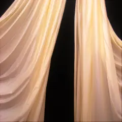 1 Yard Ivory Low Stretch Polyester Fabric For Hammocks Aerial Use Backdrops Crafts 108&Prime;-120&Prime; Wide