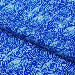 Heavy Winds Printed Spandex Fabric Multicolor