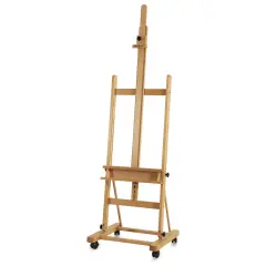 Meeden Large H-Frame Easel - 23-3/5&rdquo; W x 23-2/5&rdquo; D, 75" - 146" H