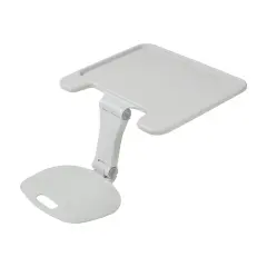 The Surf Folding Portable Lap Desk, Large, Flexible Seating Light Grey