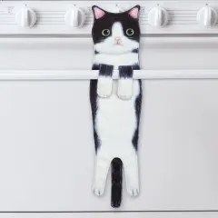 Collections Etc Hanging Cat Towel
