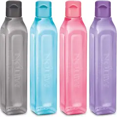 Sports Water Bottle Square Juice Box 4 Set