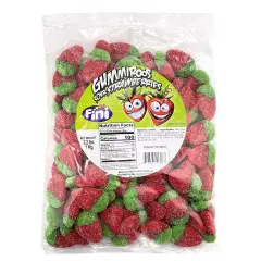Fini Gummiroos Sour Strawberry 2.2Lb