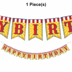 Carnival Happy Birthday Garland