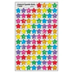 Colorful Sparkle Stars superShapes Stickers, 400 ct