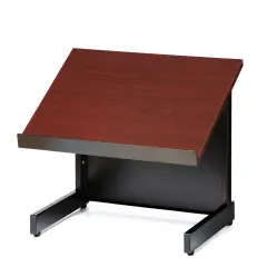 Audio Visual Direct Tabletop Lectern for Presentations Cherry