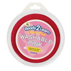 Jumbo Circular Washable Stamp Pad - Pink - 5.75" dia.