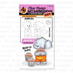 Art Impressions Armfuls Stamp & Die Set-So Sweet