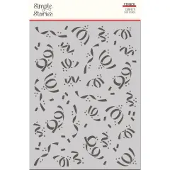 Say Cheese Magic Stencil 6"X8"-Confetti