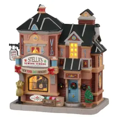 Lemax Stella's Sewing School