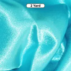 Superior Quality Crepe Back Satin Fabric 60" Wide Multiple Colors Light Aqua