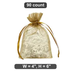4&rdquo; x 6&rdquo; Organza Bags Elegant Favors for Any Event