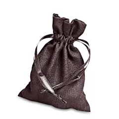 Versatile Faux Suede Drawstring Bag 5" x 8" for Medium Items