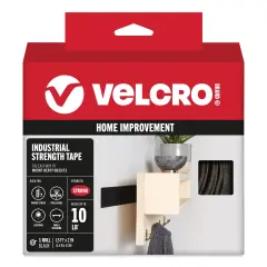Velcro Brand Industrial Strength Fasteners - Tape Roll, Black, 2" x 15 ft