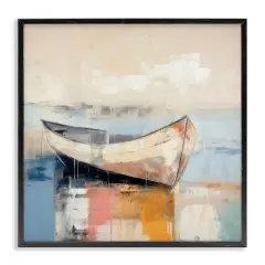 Stupell Industries Charming Coastal Boat Framed Giclee Wall Art Design by Irena Orlov
