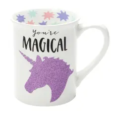 Enesco Our Name Is Mud Magical Unicorn Glitter Mug