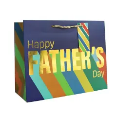 Patterned Gift Bags 10" X 5" X 12 1/2" Versatile Retail Packaging