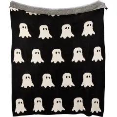 GHOSTS THROW BLANKET