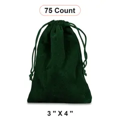 Velour Jewelry Bags 3" x 4" Luxurious Storage