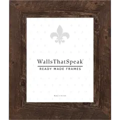 24x32 Picture Frame, American Barn 2 Inch MDF Moulding, Wall Display Frame for Art, Posters, or Photos by wallsthatspeak Brown