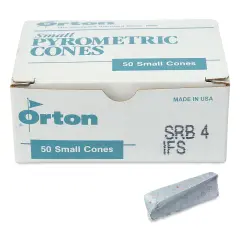 Orton Small Pyrometric Cones, Cone 4 - Box of 50