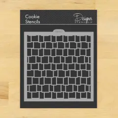 Cedar Shake Roof Cookie & Craft Stencil | CM087 by Designer Stencils |