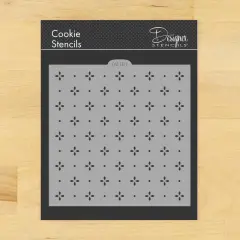 Petite Design Cookie & Craft Stencil | CM138 by Designer Stencils | Cookie Decorating Tools | Baking Stencils for Royal Icing, Airbrush, Dusting Powder | Craft Stencils for Canvas, Paper, Wood | Reusable Food Grade Stencil