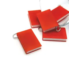 1, 4, or 20 Pieces: 3D Red Book Charms