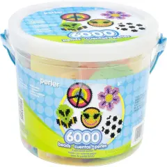 Multi Mix Assorted Fuse Bead Bucket - 6000 pcs