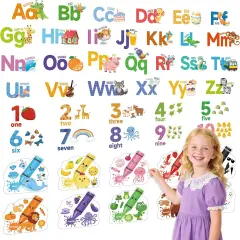Alphabet Numbers Wall Decals