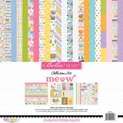 Bella Blvd Collection Kit 12"X12"-Meow