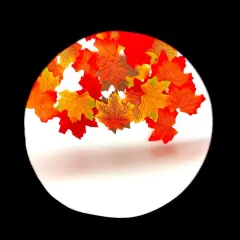 250PCS Multicolor Color Artificial Maple Leaves